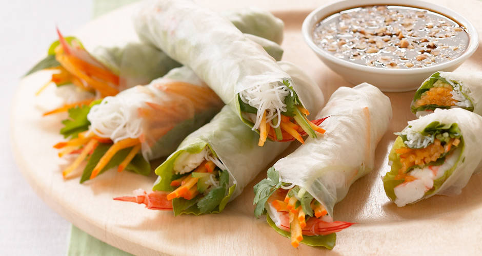 Persimmons Australia Persimmon Prawn Rice Paper Roll - Persimmons Australia