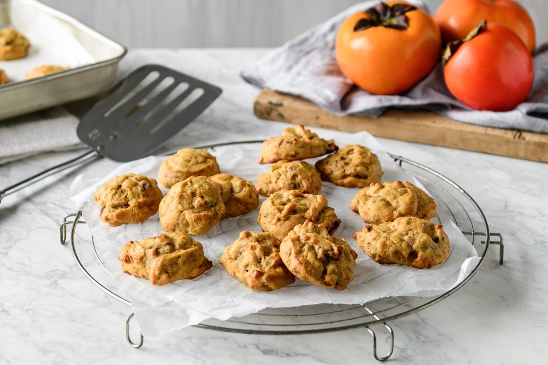 Chewy Persimmon & Ginger Cookies